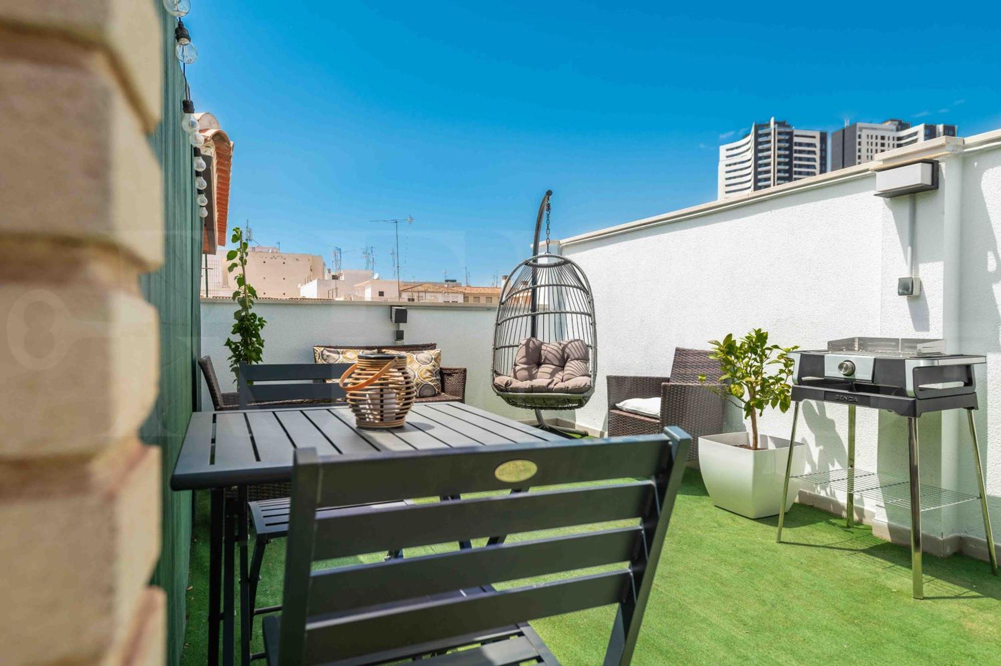 Modern Studio With Private Rooftop Terrace By Rems Málaga Exterior foto